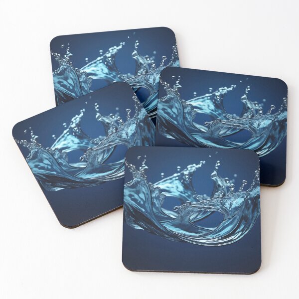 Item preview, Water splashes in dynamic motion designed and sold by anytka.