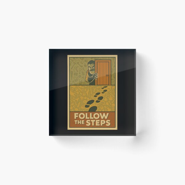 Item preview, Hello Neighbor Follow the Steps Vintage Comic Style For Fan designed and sold by Bongocomic.
