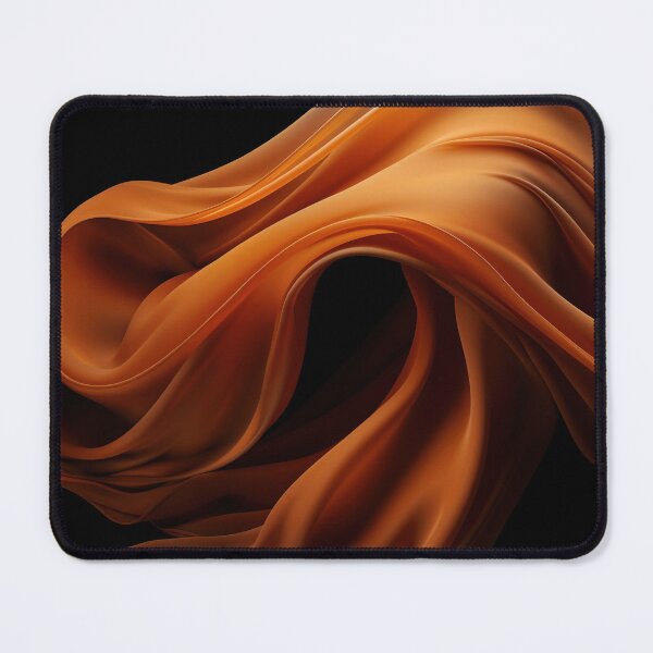 Item preview, Flowing orange silk fabric in motion designed and sold by anytka.