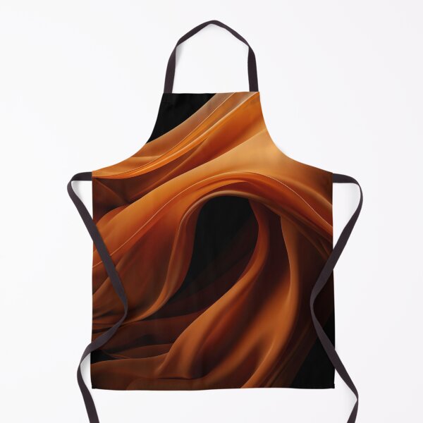 Item preview, Flowing orange silk fabric in motion designed and sold by anytka.