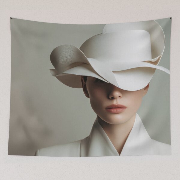 Item preview, Chic model with unique hat designed and sold by anytka.