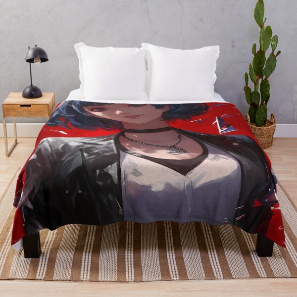 Item preview, Tae Takemi Cool Doctor Persona 5 Game Heroine Red Background Stylish designed and sold by HumbertoValveno.