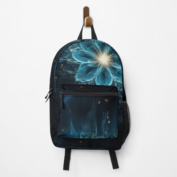 Item preview, A Burst of Energy: The Blue Light Petals Explode from Ice, Revealing a Golden Heart designed and sold by Epsydon Designers.
