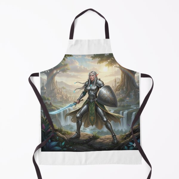 Item preview, Mystic Elf Warrior – Fantasy Female Fighter Design designed and sold by BlingandGifts.