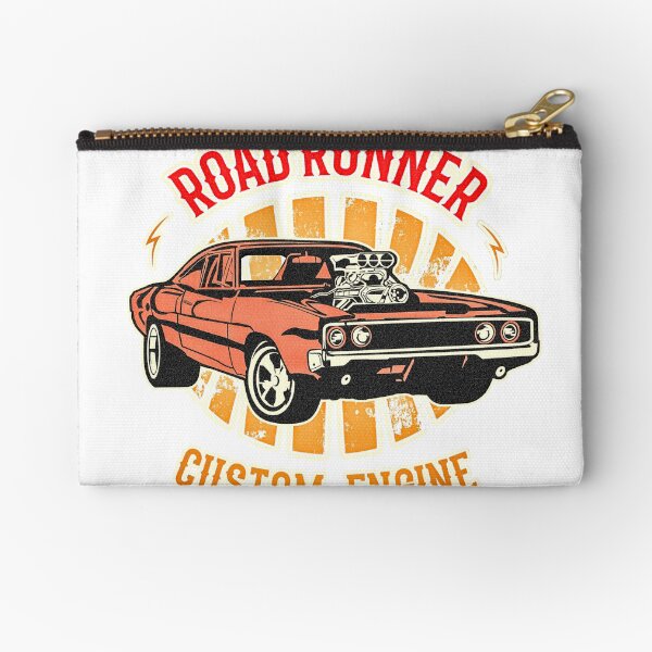 Plymouth Road Runner - American Muscle Zipper Pouch