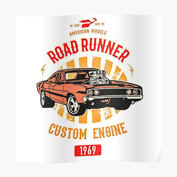 Plymouth Road Runner - American Muscle Poster