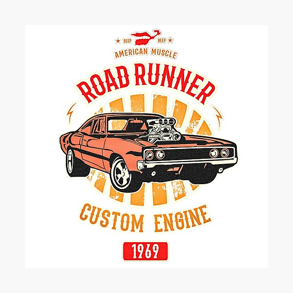 Plymouth Road Runner - American Muscle Photographic Print