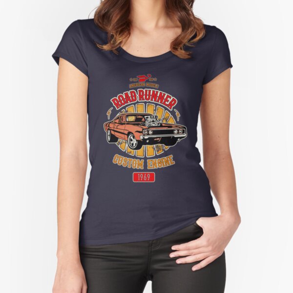 Plymouth Road Runner - American Muscle Fitted Scoop T-Shirt