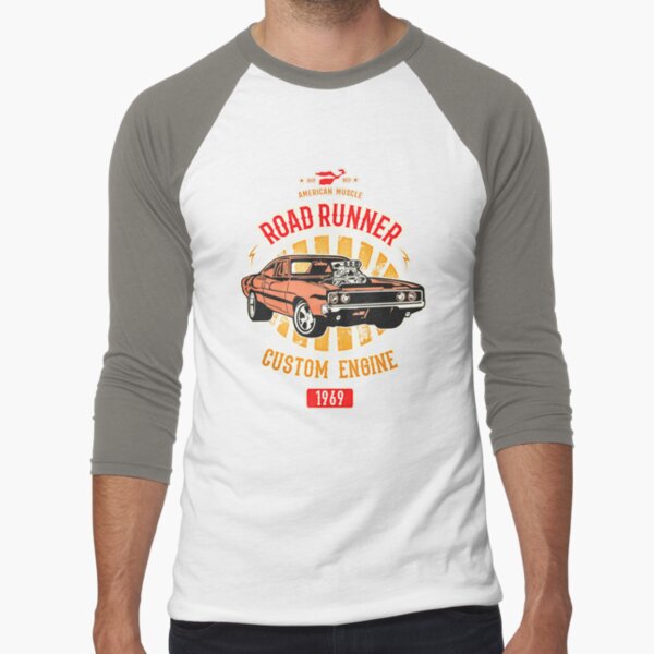Plymouth Road Runner - American Muscle Baseball ¾ Sleeve T-Shirt