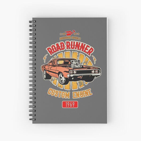 Plymouth Road Runner - American Muscle Spiral Notebook