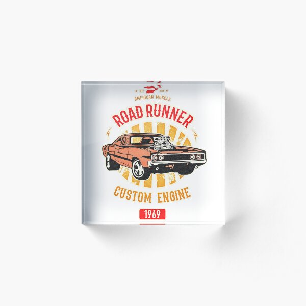 Plymouth Road Runner - American Muscle Acrylic Block
