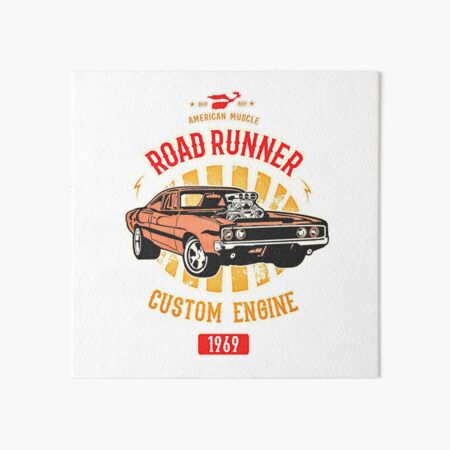 Plymouth Road Runner - American Muscle Art Board Print