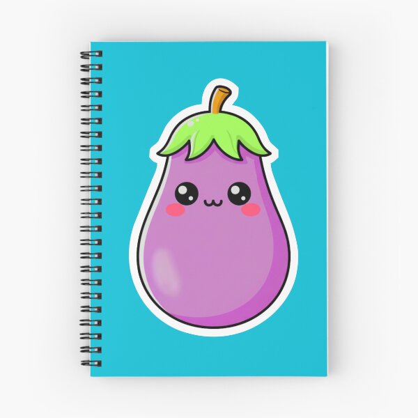 Item preview, Eggplant Buddy – Cute Kawaii Purple Veggie Illustration designed and sold by OOStudio.