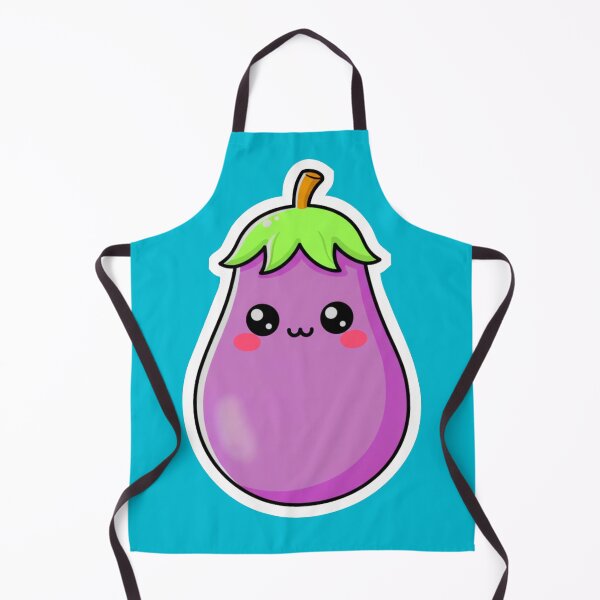 Item preview, Eggplant Buddy – Cute Kawaii Purple Veggie Illustration designed and sold by OOStudio.
