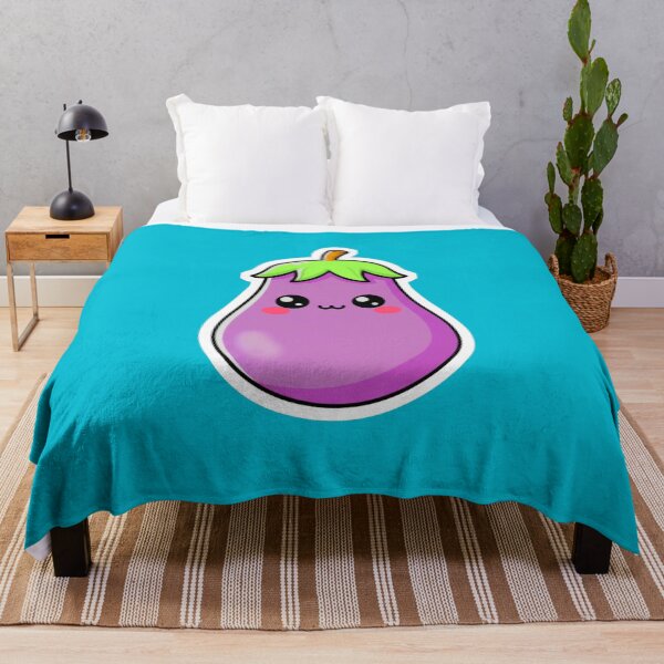Item preview, Eggplant Buddy – Cute Kawaii Purple Veggie Illustration designed and sold by OOStudio.