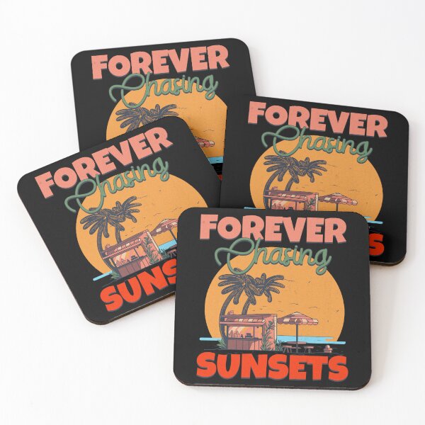 Item preview, Forever Chasing Sunsets – Retro Beach Sunset Aesthetic Design designed and sold by SaadArtCo.