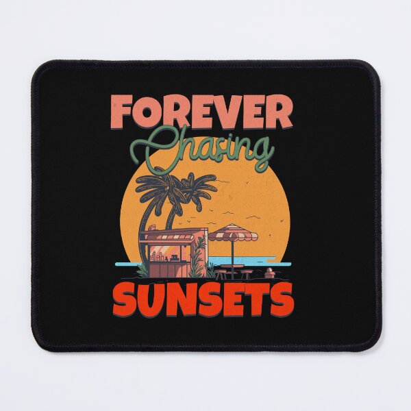 Item preview, Forever Chasing Sunsets – Retro Beach Sunset Aesthetic Design designed and sold by SaadArtCo.