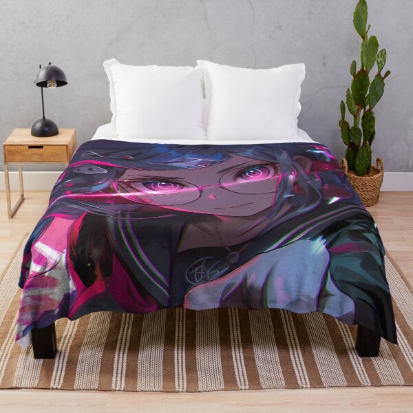 Item preview, Toko Fukawa Fiery Danganronpa Anime Girl Power Intense Red Energy designed and sold by HumbertoValveno.