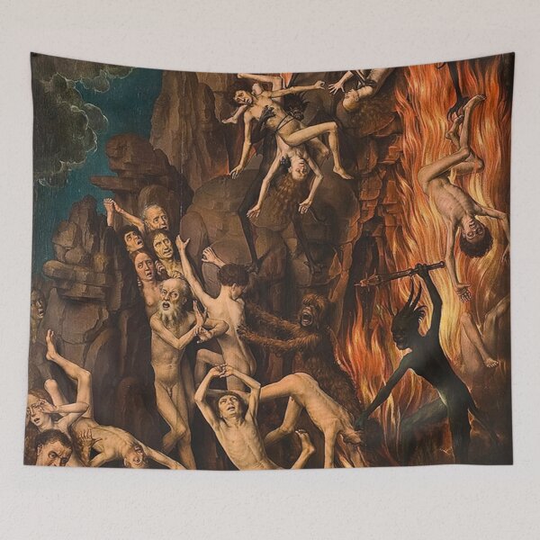 Item preview, HD Last Judgement - Hell (right panel) , by Hans Memling - Original colors- HIGH DEFINITION designed and sold by MINDTHECHERRY.