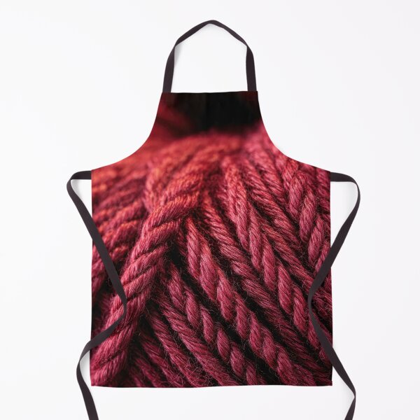 Item preview, Red yarn close-up for crafting designed and sold by anytka.