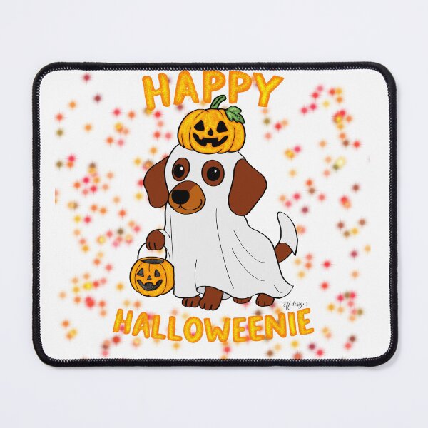 Item preview, Cute Dachshund Pumpkin Ghost Halloween Design designed and sold by effdesigns.