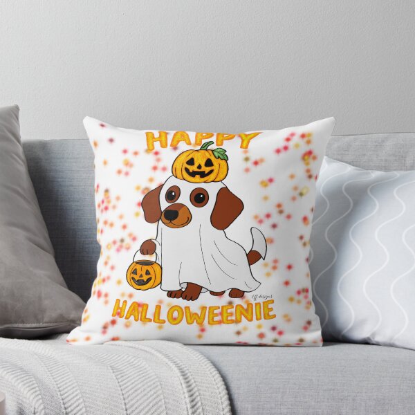 Item preview, Cute Dachshund Pumpkin Ghost Halloween Design designed and sold by effdesigns.
