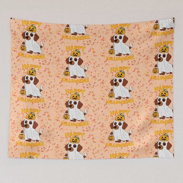 Item preview, Cute Dachshund Pumpkin Ghost Halloween Design designed and sold by effdesigns.