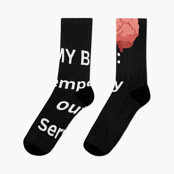Item preview, My Brain Temporarily Out of Service, Funny Quote Design designed and sold by Nova-StudioCo.