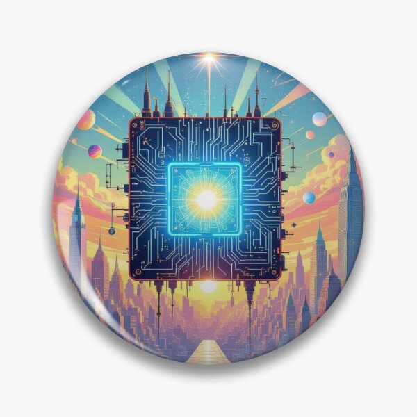 Item preview, Cosmic Circuit – Molecular elegance in Art Deco & surreal technology designed and sold by FotoworldEdel.