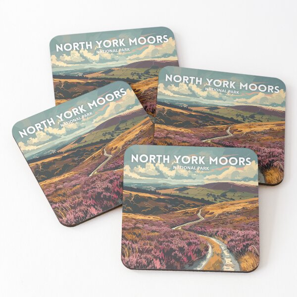 Item preview, North York Moors National Park United Kingdom - Travel art designed and sold by Marciolini.