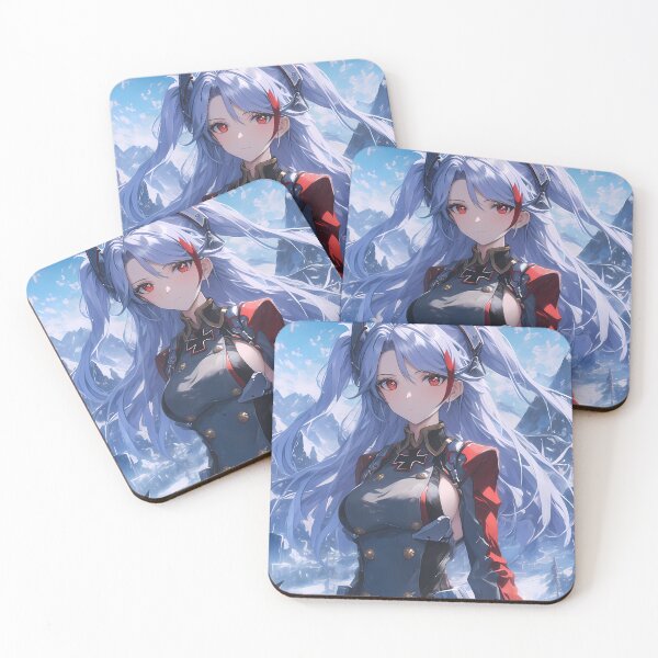 Item preview, Prinz Eugen Crimson Charm Azur Lane Anime Girl Gothic Red Mystery designed and sold by HumbertoValveno.