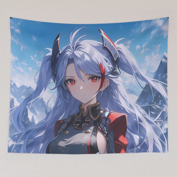 Item preview, Prinz Eugen Crimson Charm Azur Lane Anime Girl Gothic Red Mystery designed and sold by HumbertoValveno.