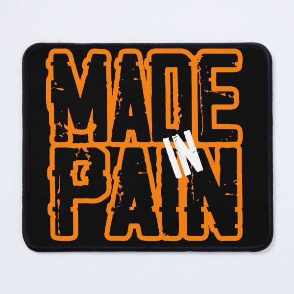 Item preview, Made in Pain Motivational Gym Design designed and sold by Urszula Żydek.