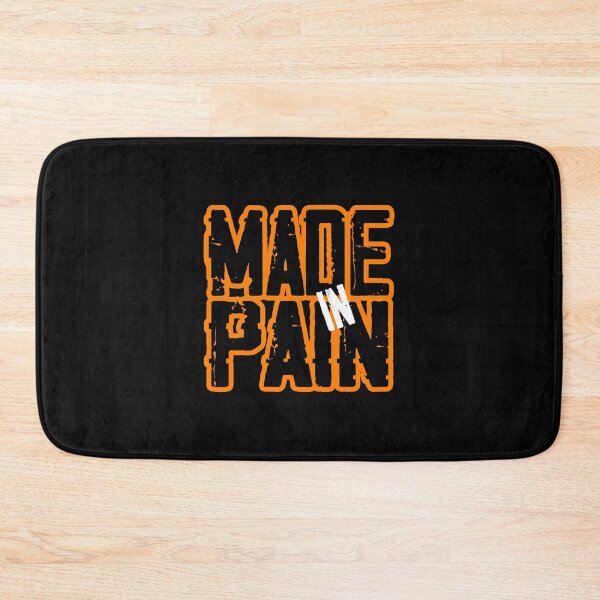 Item preview, Made in Pain Motivational Gym Design designed and sold by Urszula Żydek.