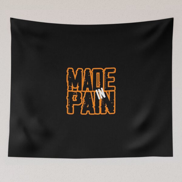 Item preview, Made in Pain Motivational Gym Design designed and sold by Urszula Żydek.