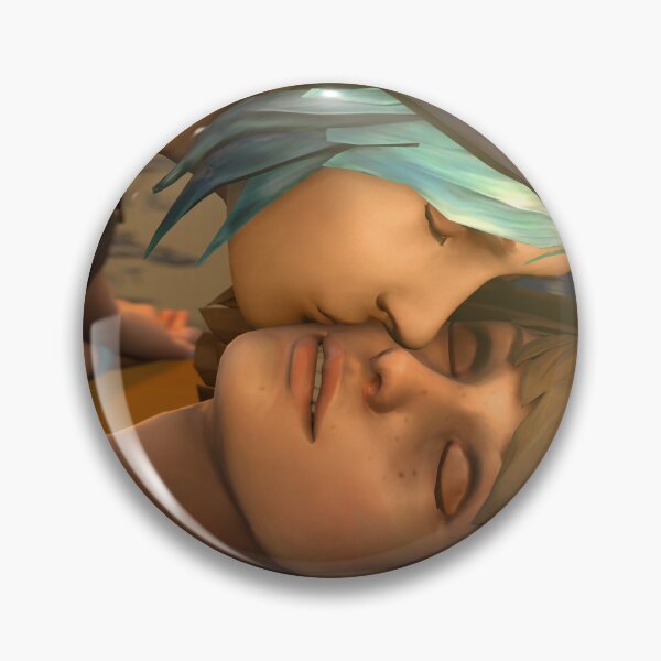 Item preview, Chloe kissing Max's freckles designed and sold by nicefieldSFM.