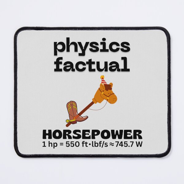 Item preview, Physics Factual - Horsepower. designed and sold by MPC-Mince-Pies.