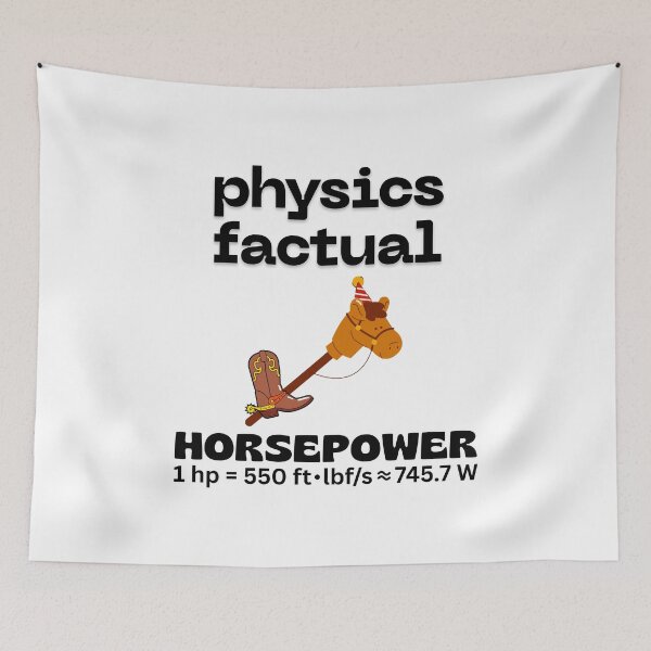 Item preview, Physics Factual - Horsepower. designed and sold by MPC-Mince-Pies.