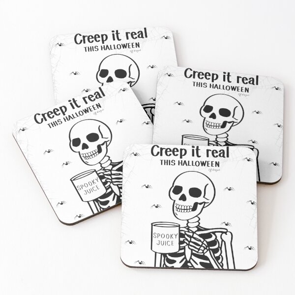 Item preview, Cute Skeleton Coffee Halloween Design designed and sold by effdesigns.