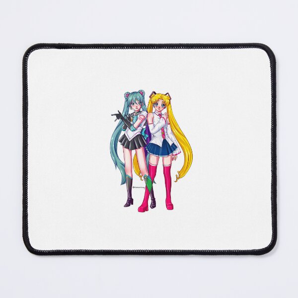Item preview, Hatsune Miku and sailor moon cosplaying each other designed and sold by RavensArtArray.