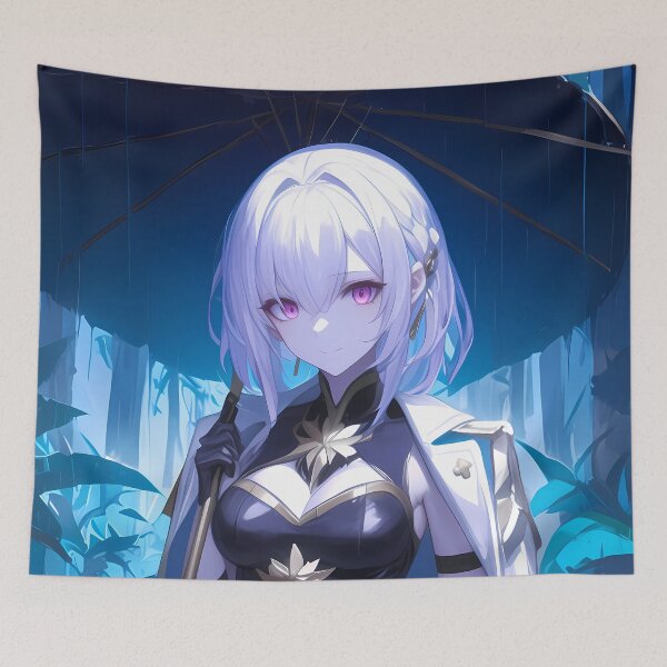 Item preview, Sirius Midnight Rain Azur Lane Anime Girl Dark Elegant Enchanted designed and sold by HumbertoValveno.