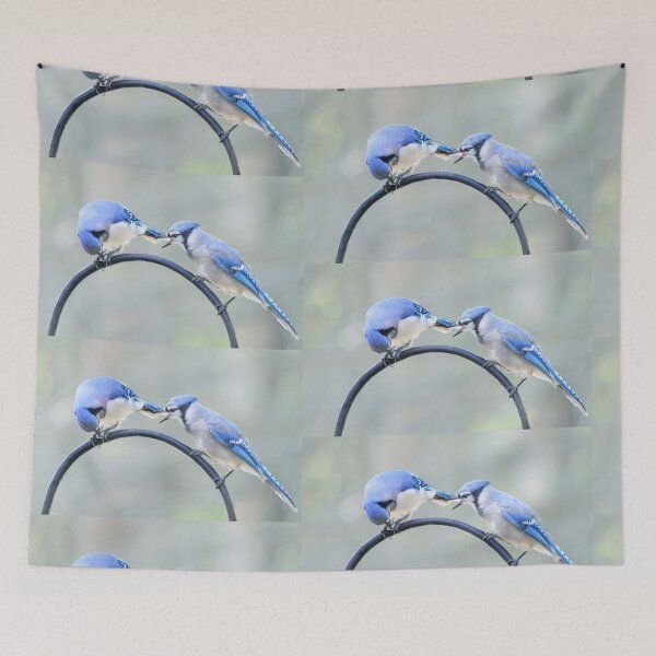 Item preview, Two bluejays  designed and sold by Laurie Minor.