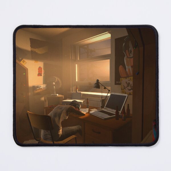 Item preview, Chloe Price overnight sleeping at her desk designed and sold by nicefield.