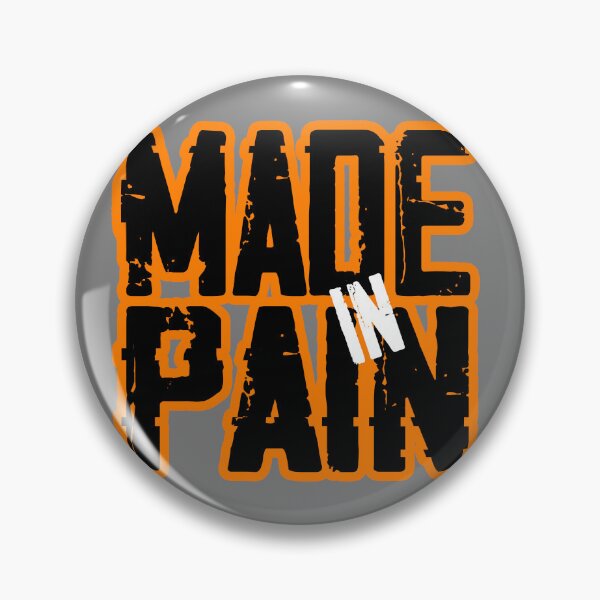 Item preview, Made in Pain Motivational Gym Design designed and sold by Urszula Żydek.