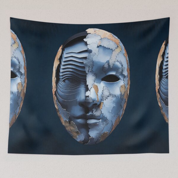 Item preview, Abstract composition featuring a face designed and sold by Lefteris Betsis.