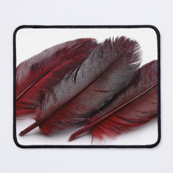 Item preview, Unique red feathers on display designed and sold by anytka.