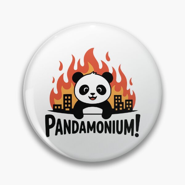 Item preview, Pandamonium! Cute Panda Pun designed and sold by PMCreative.