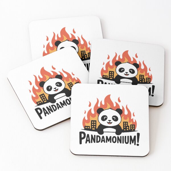Item preview, Pandamonium! Cute Panda Pun designed and sold by PMCreative.