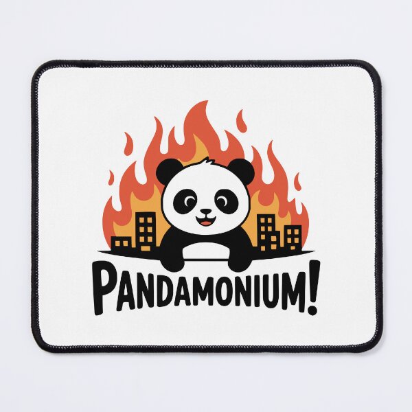Item preview, Pandamonium! Cute Panda Pun designed and sold by PMCreative.