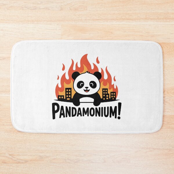 Item preview, Pandamonium! Cute Panda Pun designed and sold by PMCreative.